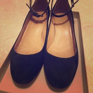 Madewell Victoria Block Heel with Ankle strap 7.5